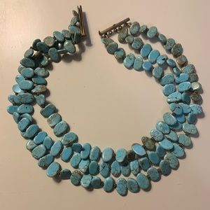 Beautiful classic turquoise necklace